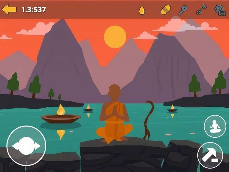 Lassi Monk S Meditation Gameplay Screenshot